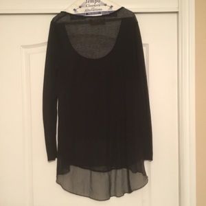 Free people lightweight, semi sheer long sleeves size Medium
